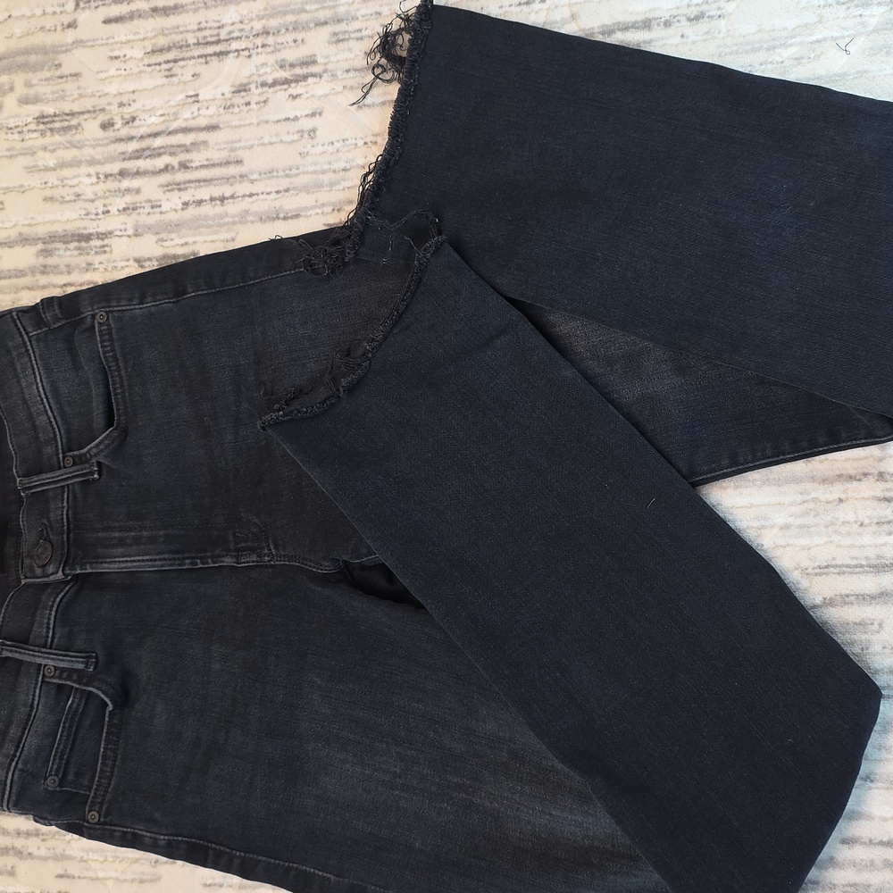MOTHER Jeans Stunner zip ankle step fray & The Rascal Ankle Snippet - Picture 13 of 15